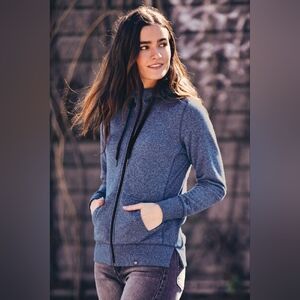 NEW ERA French Terry Full-Zip Hoodie Women's Size XS, S True Navy Color